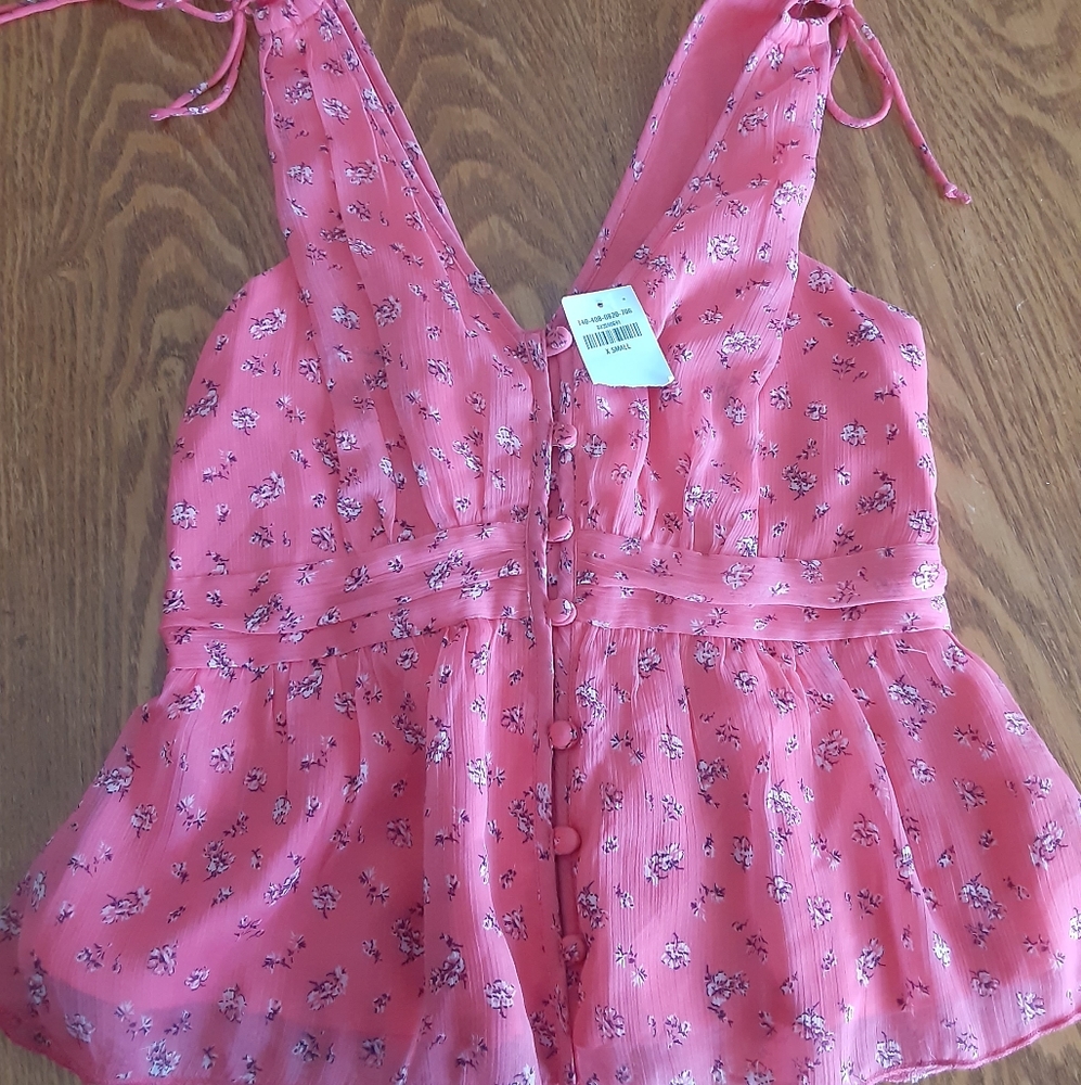 Abercrombie Floral Tank top